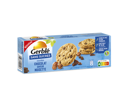 Gerblé cookies sans sucre cacao Pepites 130 gr – Sos-Shop