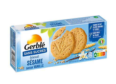 Biscuit sans sucres sésame et vanille Gerblé