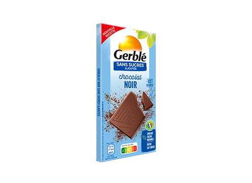 Tablette Chocolat noir, gamme Sans Sucres / Sans Sucres Ajoutés