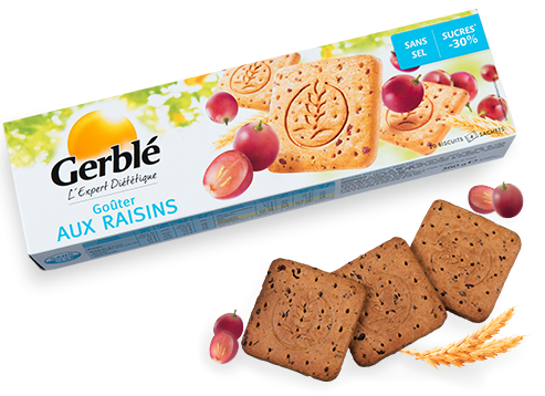 Gouter Aux Raisins Gamme Teneur Reduite Gerble